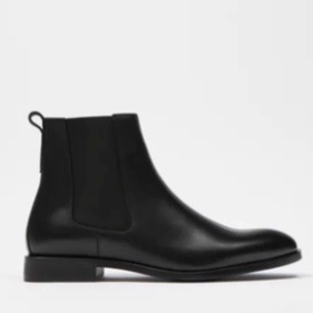 Giày thời trang nam Chelsea Boots chất liệu da bò đế cao su đúc