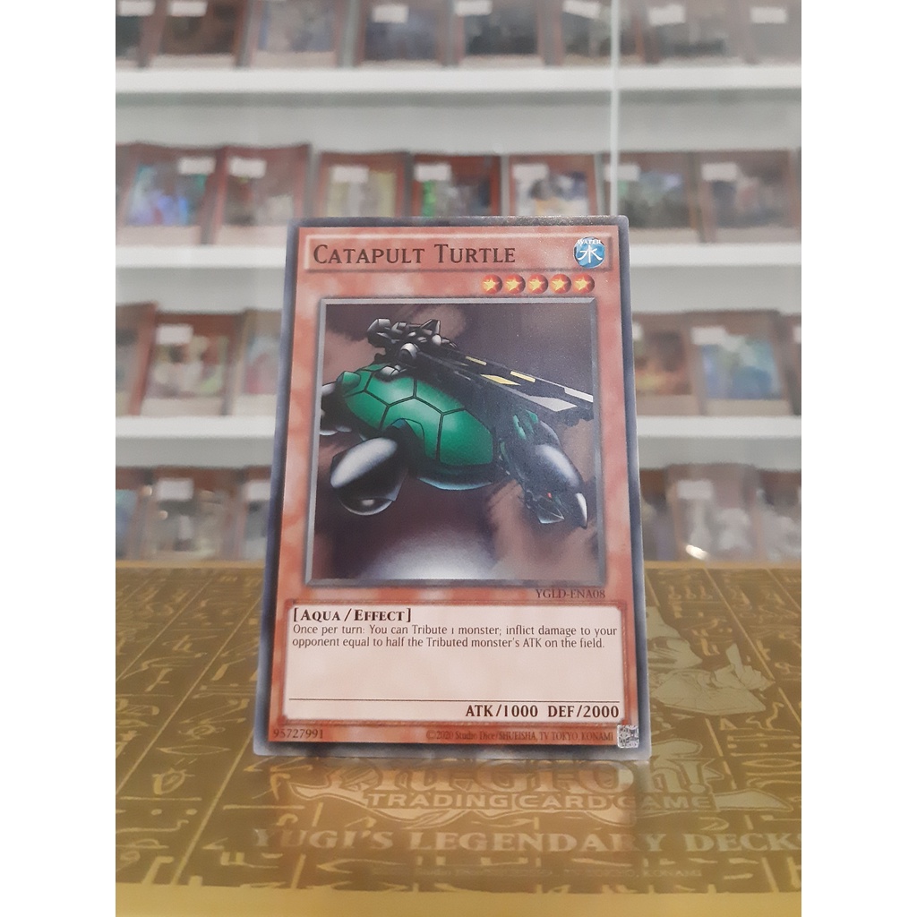 Thẻ Bài YugiOh! Mã YGLD-ENA08 - Catapult Turtle - Common - Unlimited