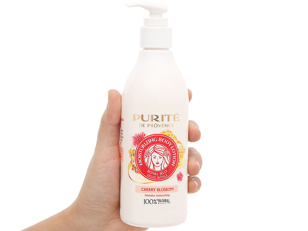 Sữa dưỡng thể Purité dưỡng ẩm sữa ong chúa và hoa anh đào 250ml