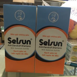 Selsun trị gàu 100ml.hết ngứa ,nấm da đầu hiệu quả