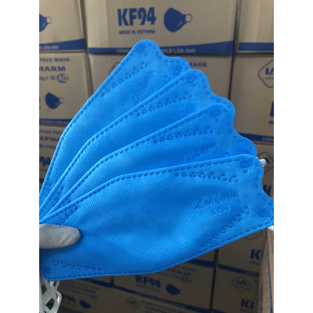 Set 50 Chiếc Khẩu trang 4 Lớp KF94 LAPHARM Chống Bụi Mịn, Kháng Khuẩn Hàng Cao Cấp