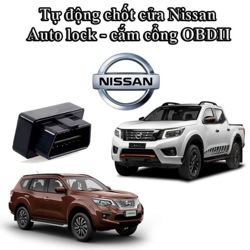 Chốt Cửa Tự Động Cho Xe Nissan Teana, Sunny, X-trail, Navara, Terra Cắm cổng OBD tiện lợi lắp đặt dễ dàng, an toàn