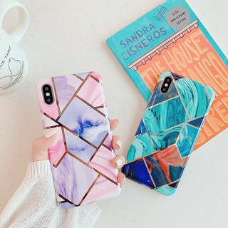 Ốp iPhone vân đá chữ nhật