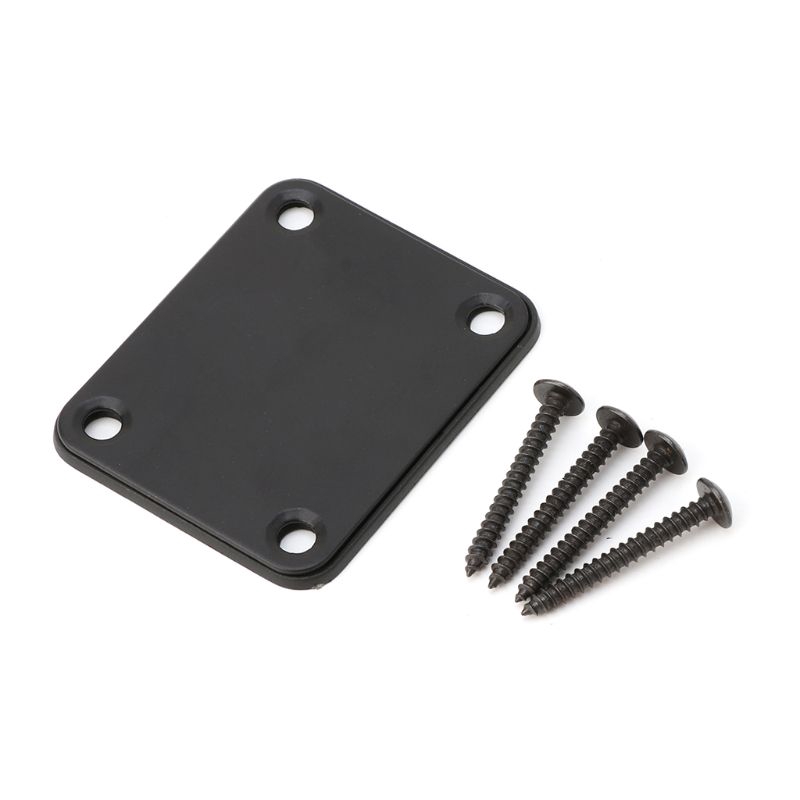 yoodada Electric Guitar Neck Plate Fix Tele Guitar Neck Joint Board 4 Screws Guitar Accessories