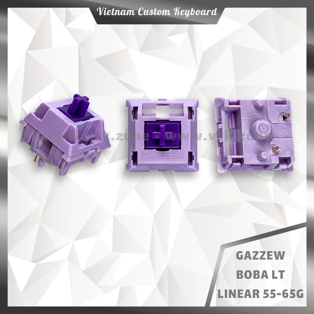 [In-Stock] Gazzew Boba Thocky Switch | U4T Tactile | LT Linear | Hiệu Năng Cao Trùm Phân Khúc | Outemu | VCK