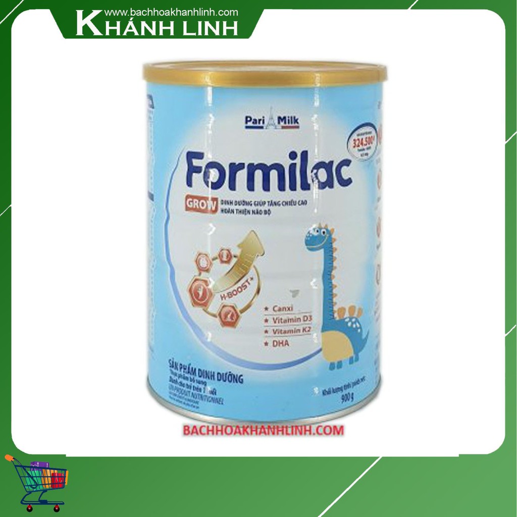 Sữa Bột FORMILAC Grow tăng chiều cao Lon 900Gr