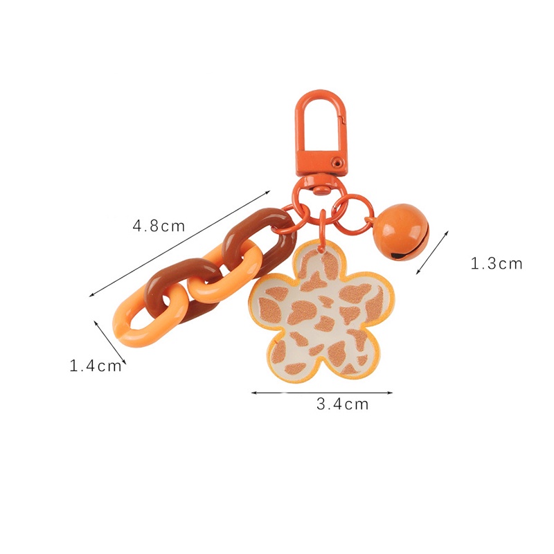 Móc Khóa Gắn Quả Chuông Nhỏ Màu Sắc Ngọt Ngào Sáng Tạo Cho Học Sinh