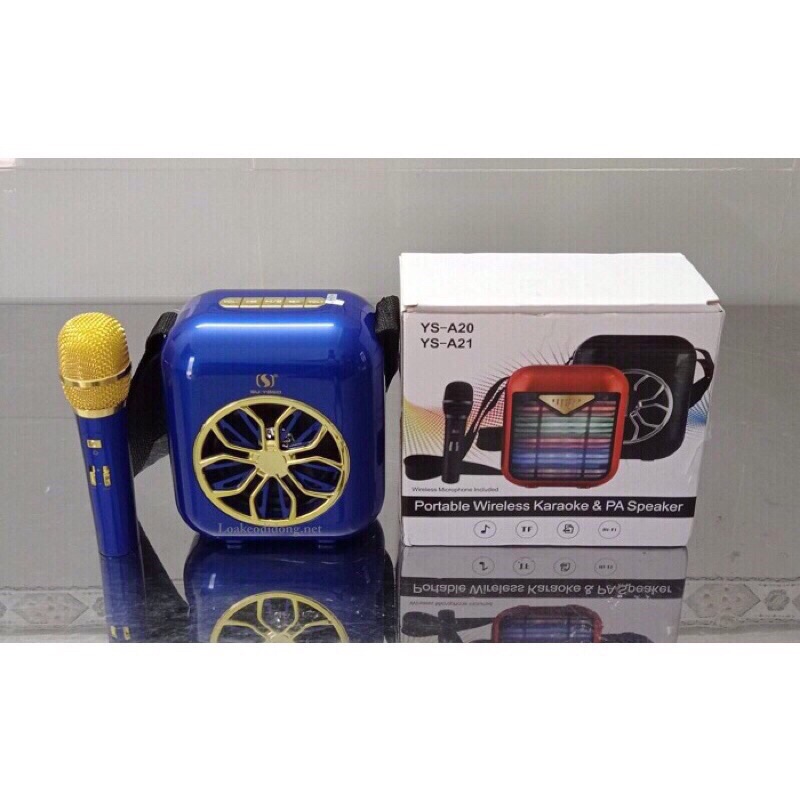 Loa Bluetooth Karaoke,Có Quai Xách,Tặng Kèm Micro Không Dây
