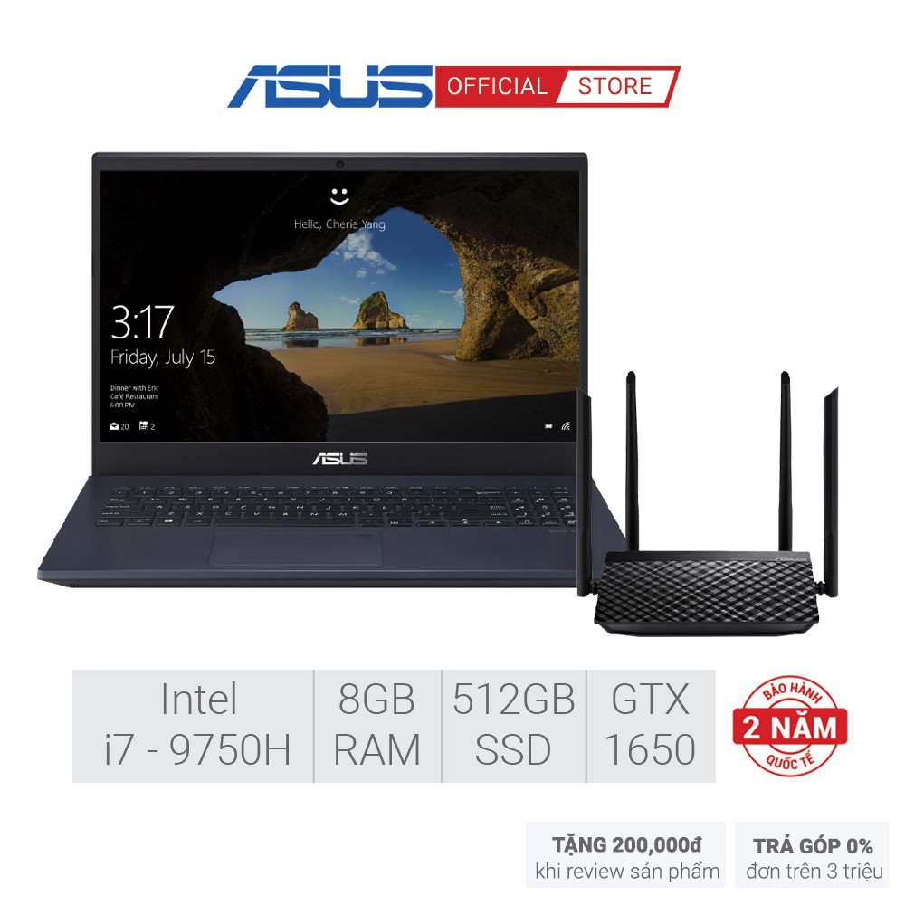 Laptop Asus VivoBook Gaming F571GT-AL858T(Core i7-9750H/8GB RAM/512GB SSD /15.6-inch FHD/Win10) | BigBuy360 - bigbuy360.vn