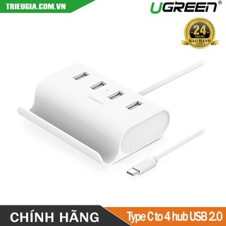 Cáp usb type c ra 4 cổng usb 2.0 chính hãng ugreen 30288
