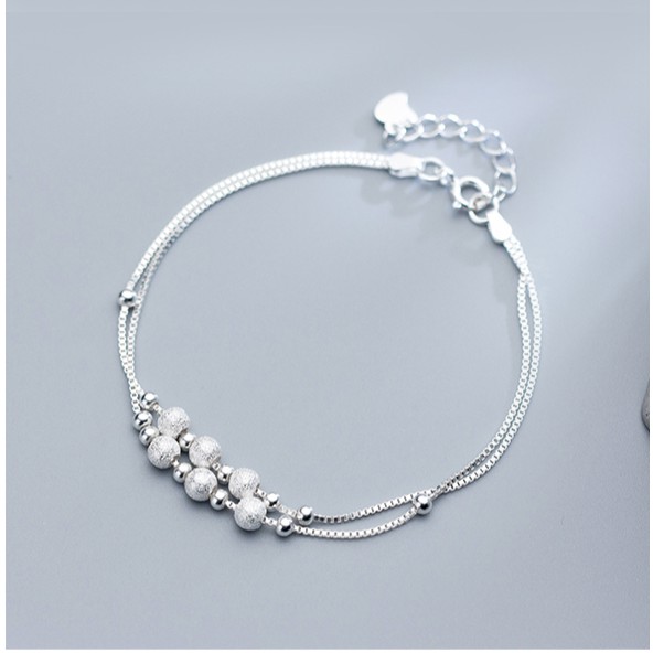 Lắc Tay Bi Bạc Ý Choco Jewelry