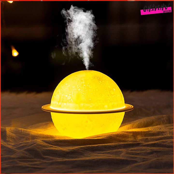 Đèn Xông Tinh Dầu, Máy Khuếch Tán, Phun Sương, Xông Tinh Dầu Thơm Phòng, Kèm Đèn Ngủ, Hình Mặt Trăng,Mẫu Mớ i2021