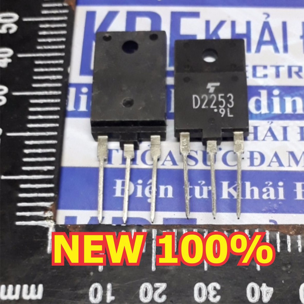 2 con SÒ NPN TRANSISTOR TIVI D2253 8A 1200V TIVI LCD 29-34 INCH TO-3P kde4834