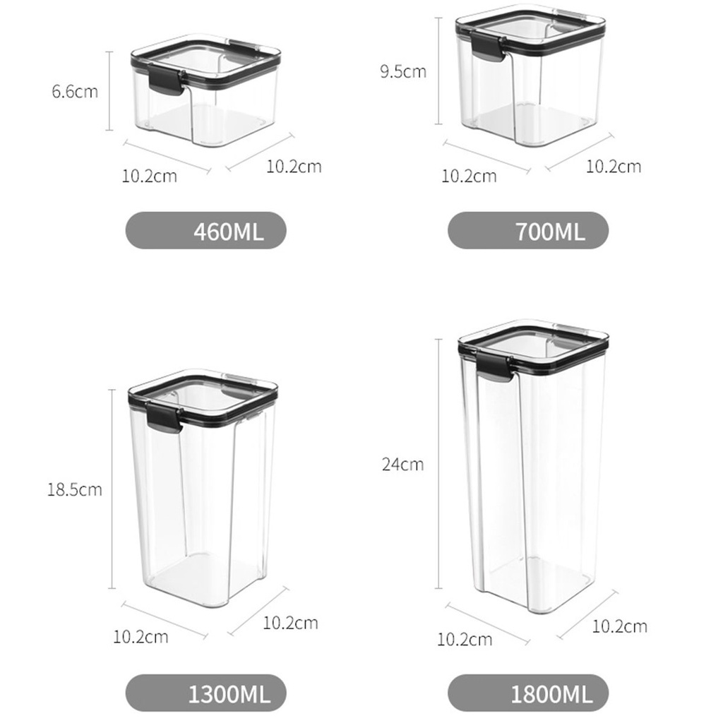 Hộp đựng thực phẩm bằng nhựa có nắp đậy tiện dụng