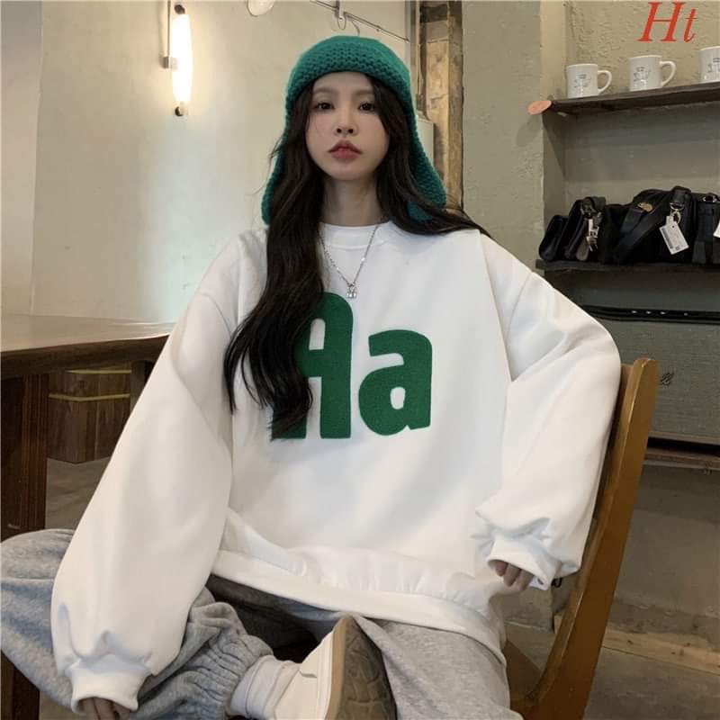Bộ nỉ cotton chữ Aa H2B688