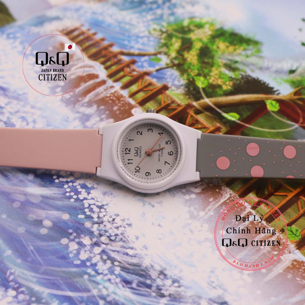 Đồng hồ nữ thời trang Q&Q Citizen VP47J dây nhựa thương hiệu Nhật Bản | BigBuy360 - bigbuy360.vn