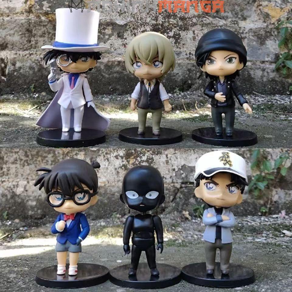 [CÓ QUÀ] Mô hình 6 nhân vật Kaito Kid Conan Amuro Tooru Shuichi Akai Hanzawa Hattori Heij cao 12cm