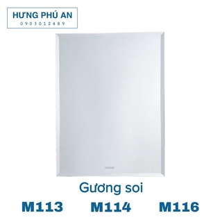 Gương soi chữ nhật caesar m113 - m114 - m116 chính hãng - nhiều kích thước