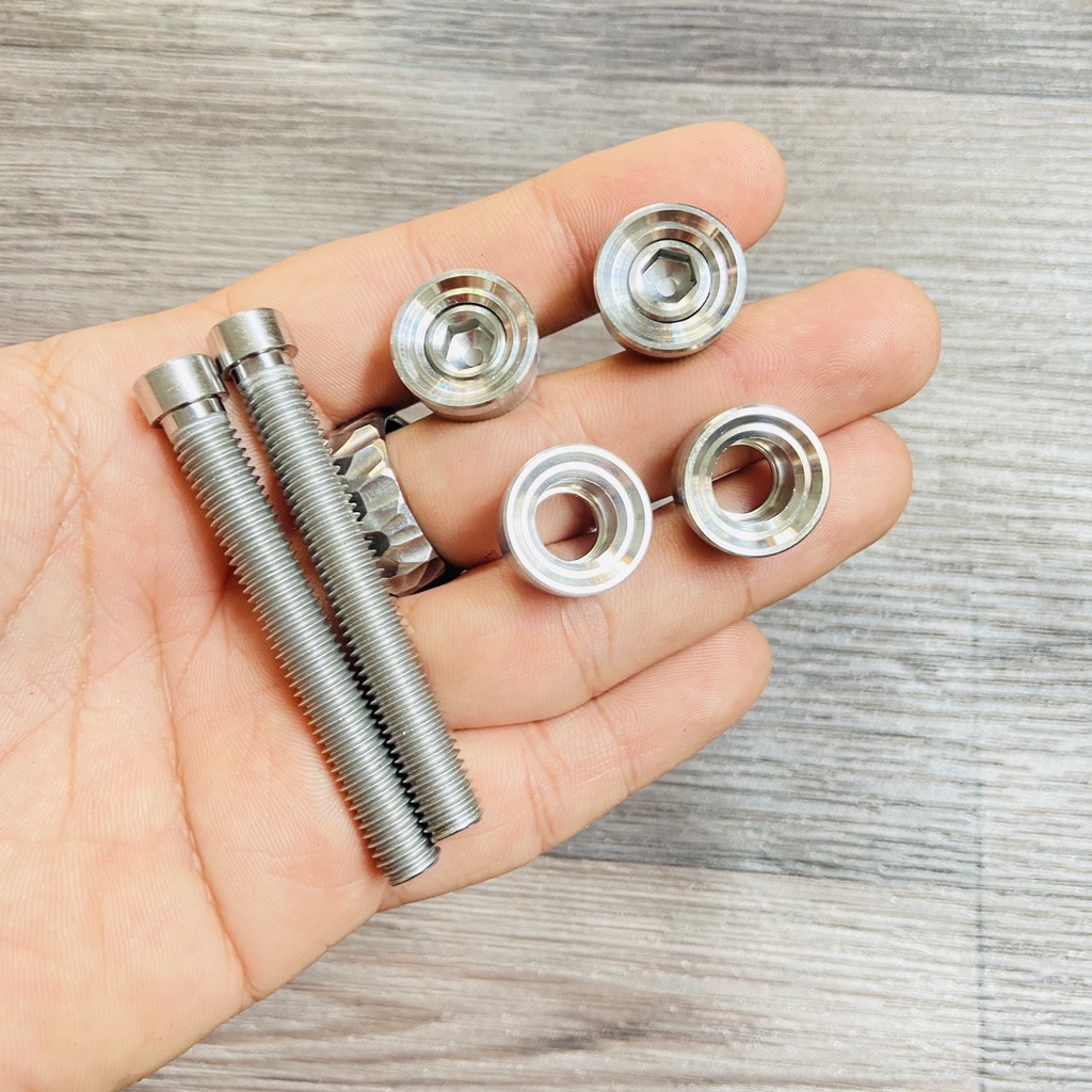 BỘ KHÂU CẢNG INOX MẪU THÁI TRANG TRÍ CHO CÁC DÒNG XE FUTURE 2, WAVE THÁI 125 CAO CẤP