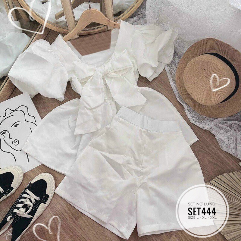 Bigsize Set nơ lưng SET444
