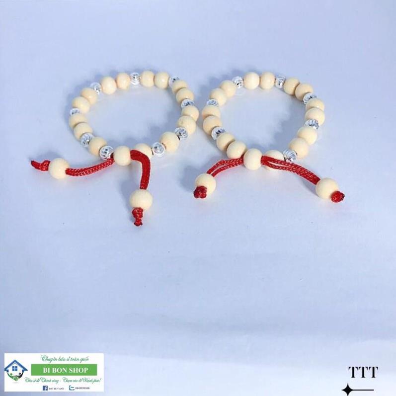 VÒNG DÂU TẰM MIX BI BẠC CHO BÉ TRAI BÉ GÁI