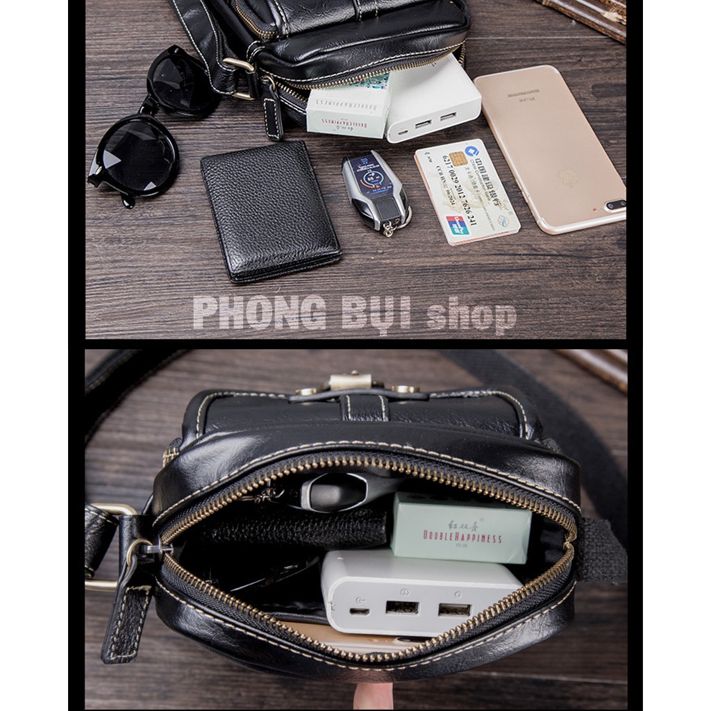 Túi Xách Nam Da Thật Mềm Đẹp Như Túi Đựng Máy Ảnh Rất Sang Dáng Đeo Chéo Trẻ Trung | BigBuy360 - bigbuy360.vn