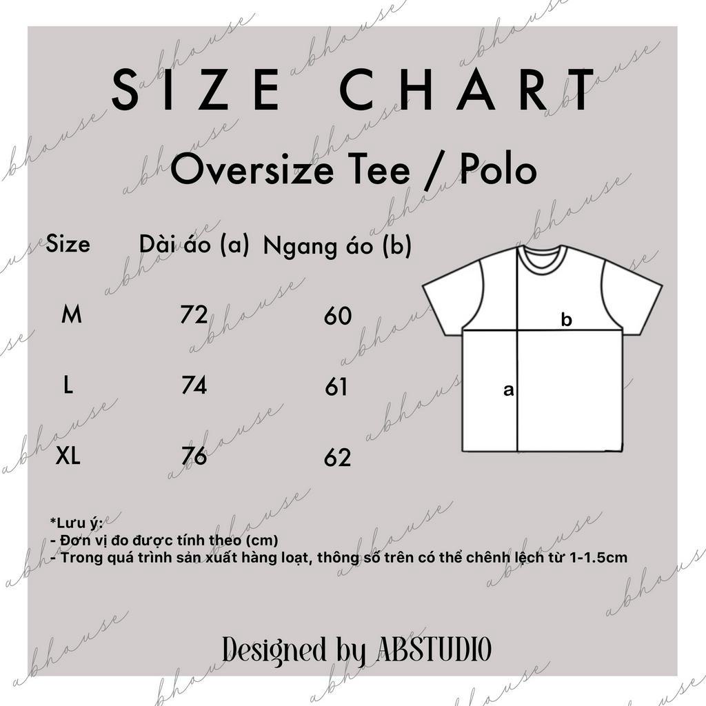 AB HOUSE - Áo thun form rông HEALTHY nam nữ