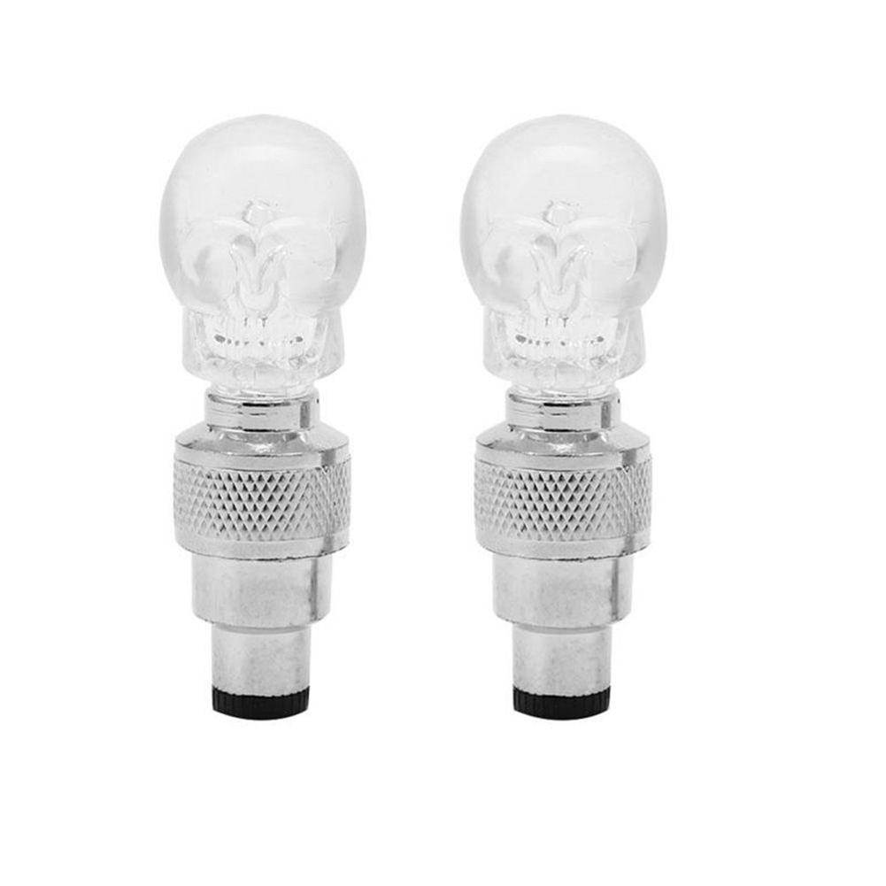 Set 2 Đèn Led Trang Trí Gắn Van Bánh Xe Ô Tô / Mô Tô Tiện Dụng Huishu 07300