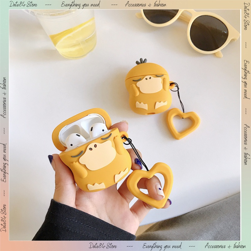 Case airpod 1 2 3 pro vỏ ốp bọc cho tai nghe  airpod hình nhân vật dễ thương chất liệu silicon Date84store