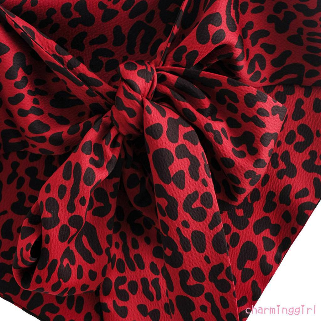 Áo Hai Dây Họa Tiết Da Báo Quyến Rũ Cho Nữ