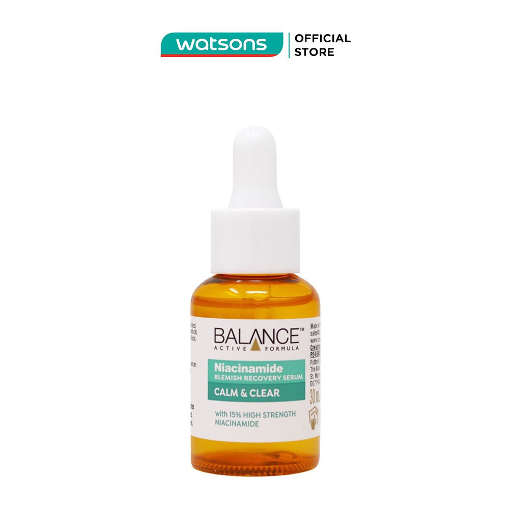 [Mã FMCGWSM60 giảm 10% đơn 400k] Serum Balance Active Formula Niacinamide 15% Blemish Recovery Ngừa Mụn Mờ Thâm 30ml