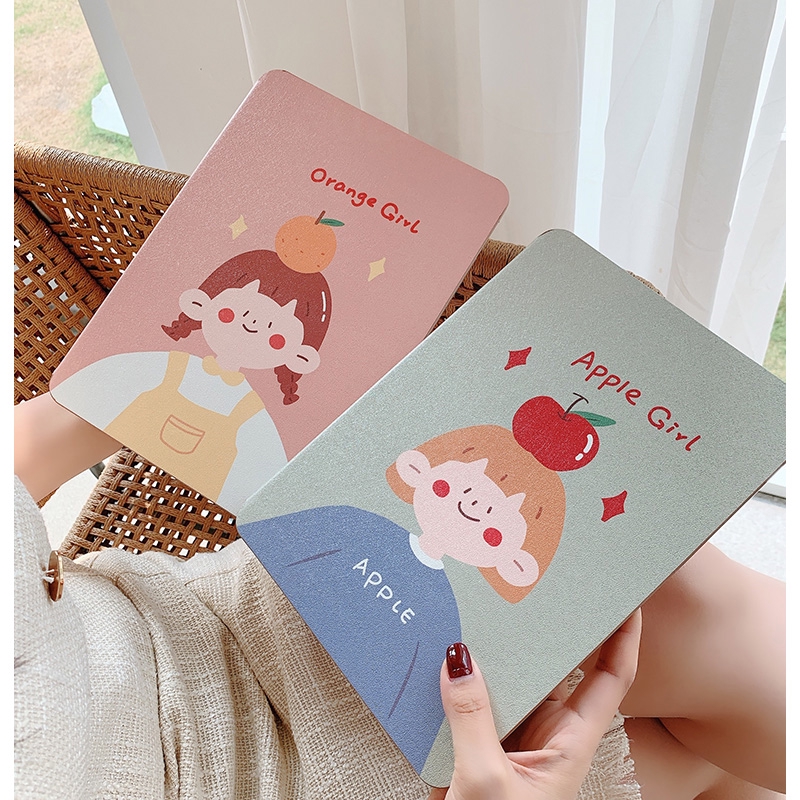 Bao da máy tính bảng nắp gập PU dễ thương cho Apple iPad 2017 2018 9.7 2019 10.2 iPad Pro 2020 11 10.5 Mini 4 5 7.9 | BigBuy360 - bigbuy360.vn