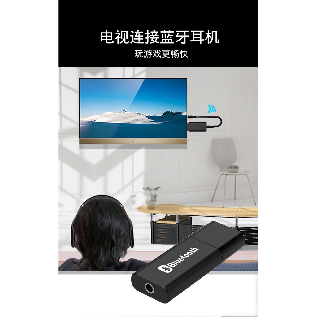 Thiết bị thu phát bluetooth 5.0 hai chiều cho laptop PC ô tô phát nhạc YET-TR9