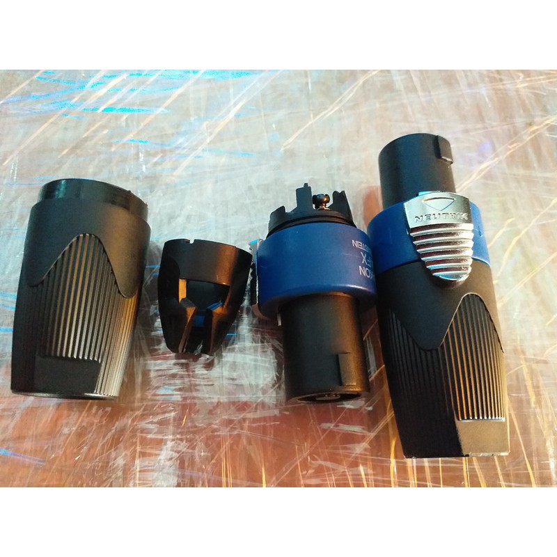 Combo 2 jack loa speakon neutrik NL4FX cao cấp