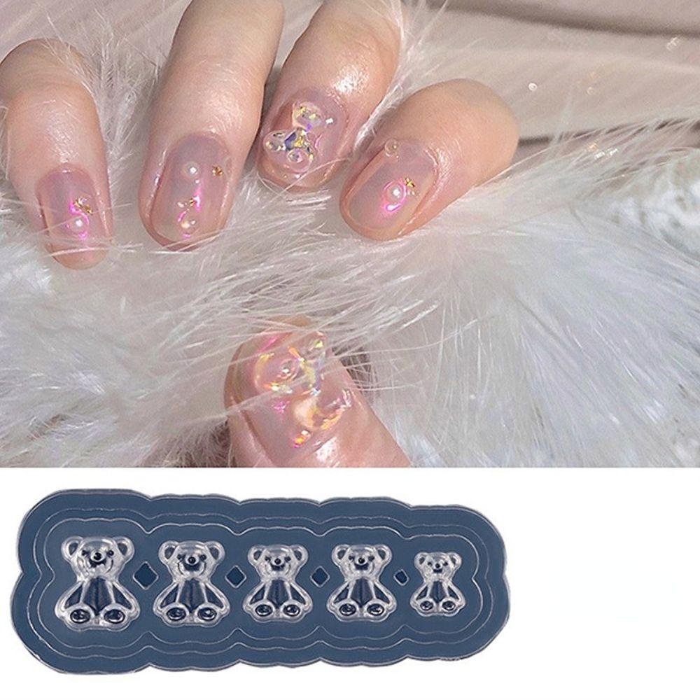 Khuôn Silicone Tạo Hình Nơ Bướm Trang Trí Móng Nghệ Thuật