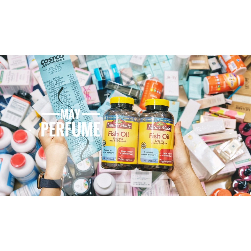 Dầu cá Omega 3 Nature Made Fish oil 1200mg