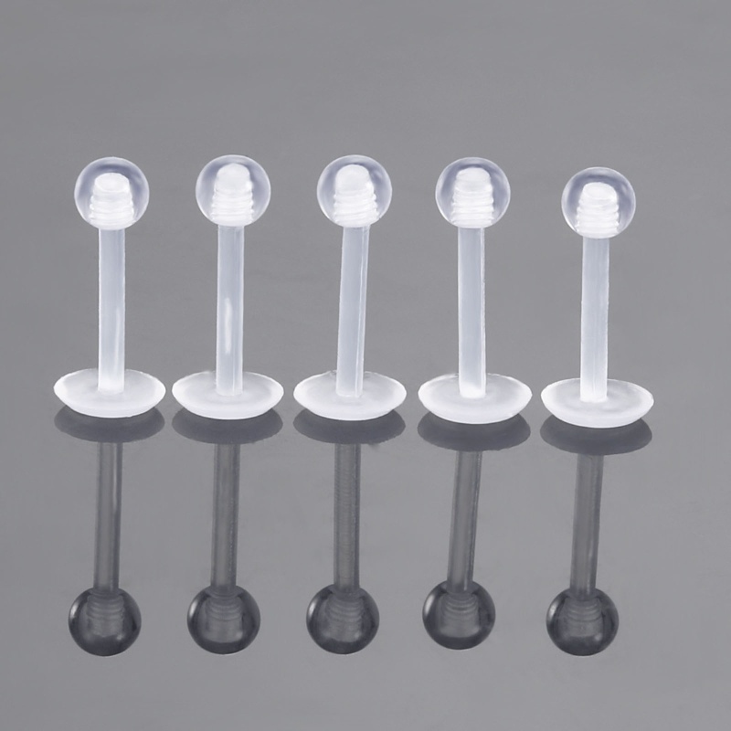 Bộ 50 Khuyên Xỏ Cơ Thể Hình Lông Mày / Lưỡi / Môi Độc Đáo