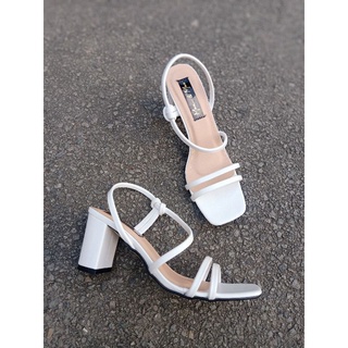 SANDAL CAO GÓT 7P - 2 QUAI MẢNH