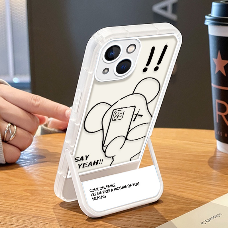 Ốp Điện Thoại Dẻo Trong Suốt Họa Tiết Hoạt Hình Gấu Cho IPhone 13 12 11 Pro MAX 7 8 Plus 6 6S X XR XS MAX SE 2020