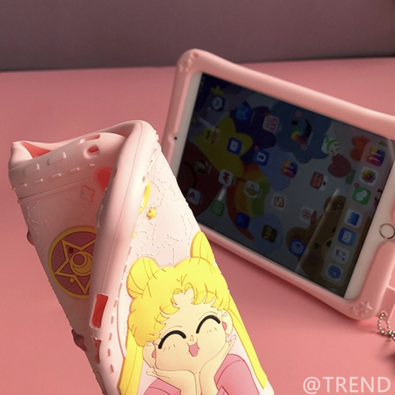 Ốp Lưng Silicone Họa Tiết Thủy Thủ Mặt Trăng Thời Trang Cho Ipad Air 1 2 3 Mini 4 5 Pro 2017 2018 2019 2020 | BigBuy360 - bigbuy360.vn