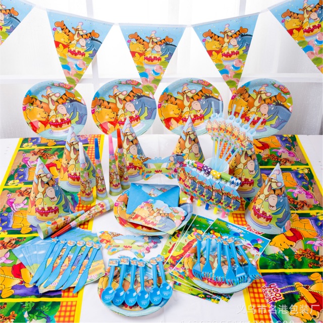 Set Để Bàn Trang Trí Tiệc Sinh Nhật