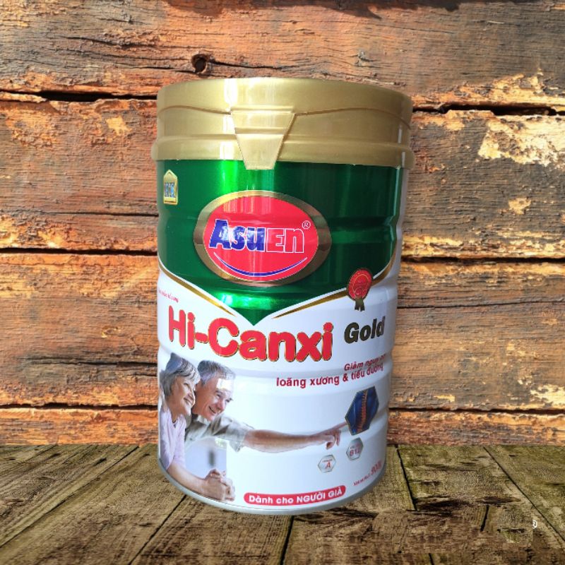 Sữa canxi Asuen canxi Gold 900g ngăn ngừa loãng xương, tiểu đường, huyết áp