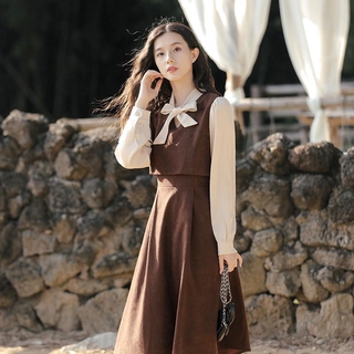 Đầm Nhung Ôm Eo Kiểu Retro Pháp Thời Trang Mùa Thu 2020 Cho Nữ