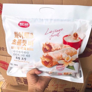 Bánh xốp socola trắng đậu phộng Hàn Quốc