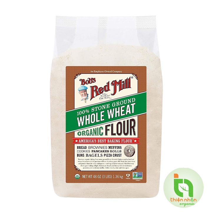 Bột mì nguyên cám Bob's Red Mill 1.36kg/ 2.27kg - Whole Wheat Flour
