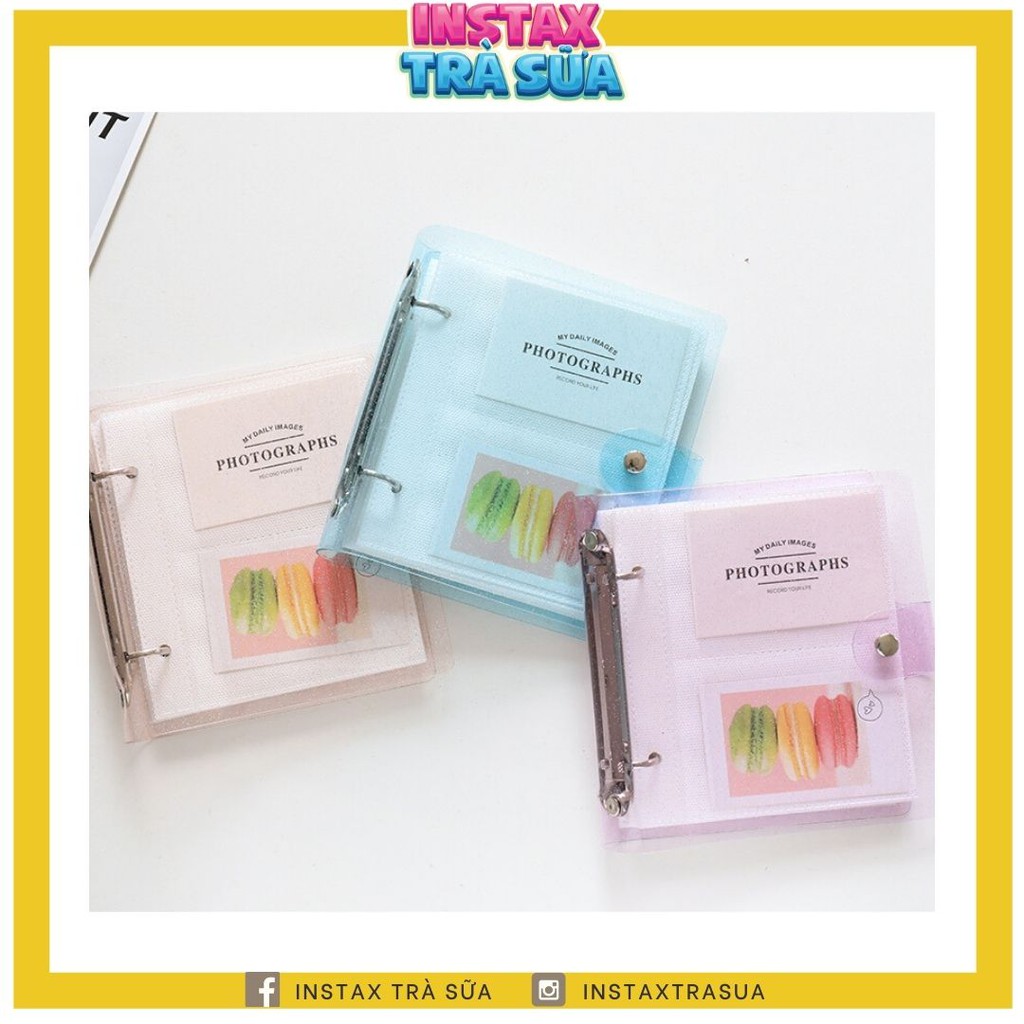 ALBUM INSTAX MINI (100 ẢNH) & ADHESIVE (DÁN ẢNH) - BLING BLING