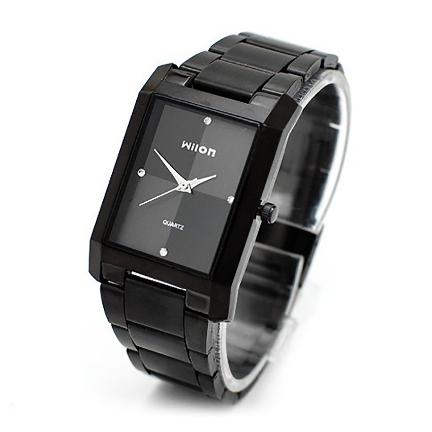 Đồng Hồ Nam Nữ Wilon 1062 Dây Thép Không Gỉ (Có 3 Màu: Đen, Trắng, Trắng Mặt Đen)