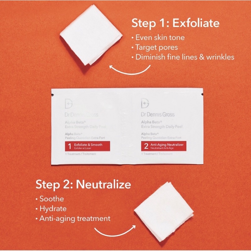 Tẩy tế bào chết Dr Dennis Gross Alpha Beta Extra Strength Daily Peel