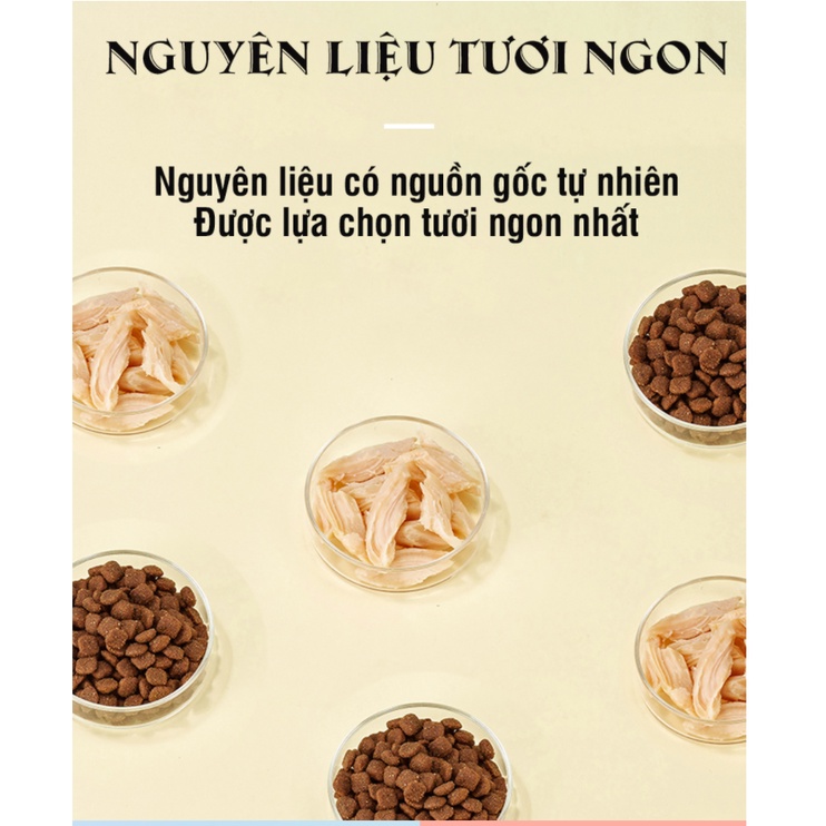 TEB X series Thức Ăn Cho Chó Bổ Sung Vitamin- Canxi-Khoáng- Thịt Tươi