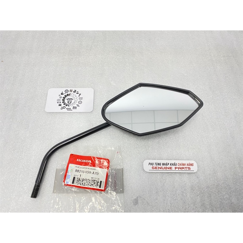 Kính hậu VARIO CLICK 2018 2021 chính hãng Honda Indo, Gương chiếu hậu 88220K59A70 / 88210K59A70
